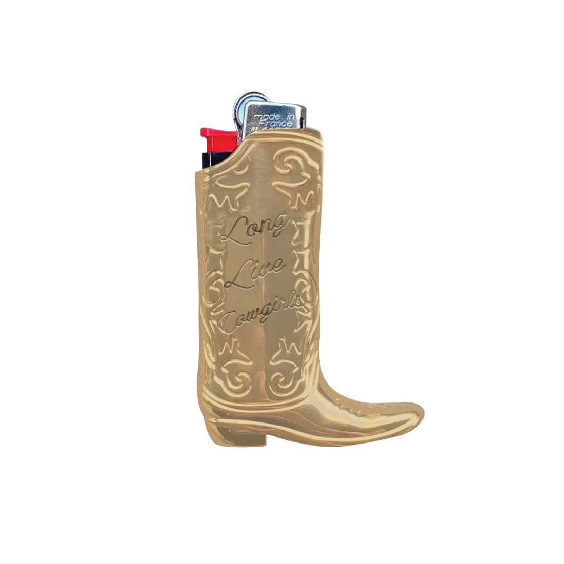 Long Live Cowgirls Golden Boot Lighter Cover Morgan Wallen