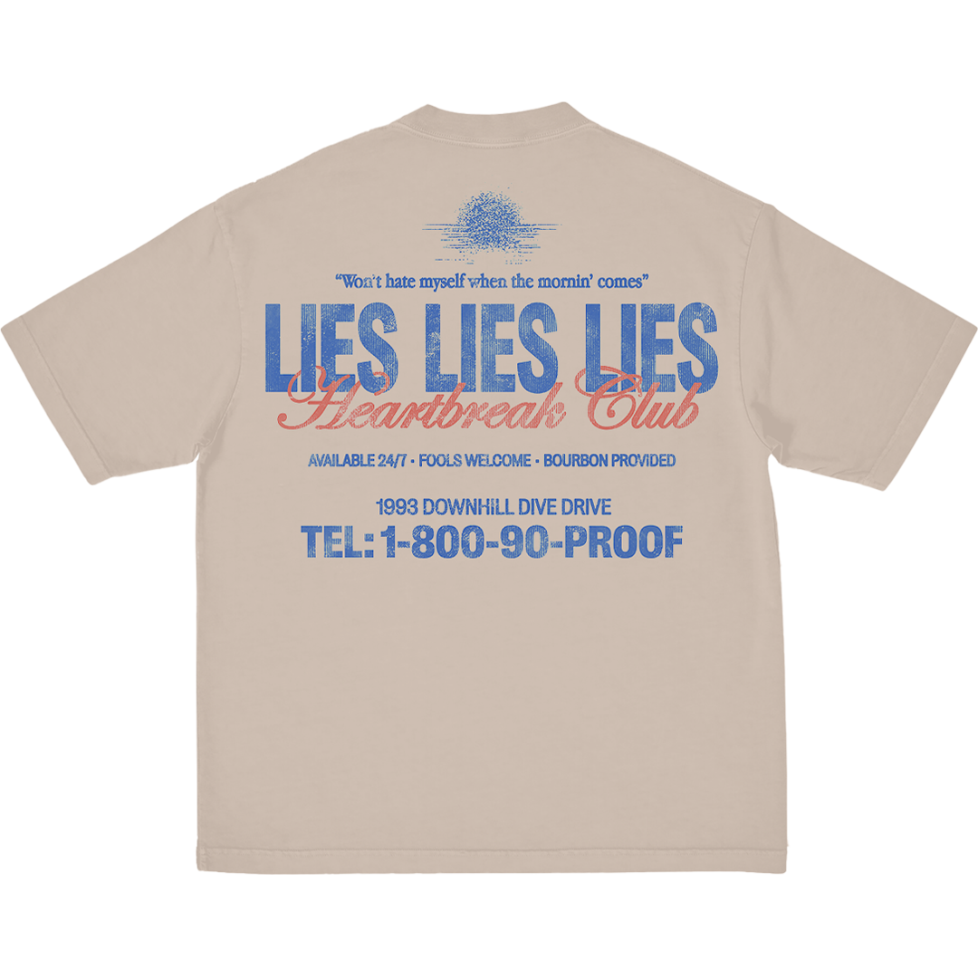 Morgan Wallen - Lie Lies Lies Sand Tee