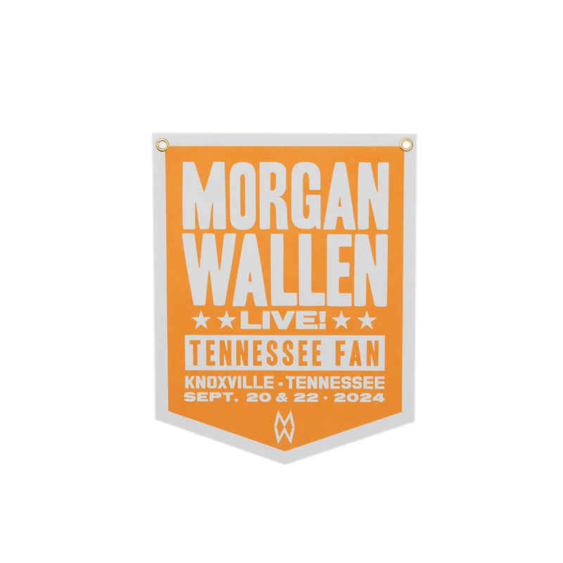 Morgan Wallen - Live in Knoxville Pennant