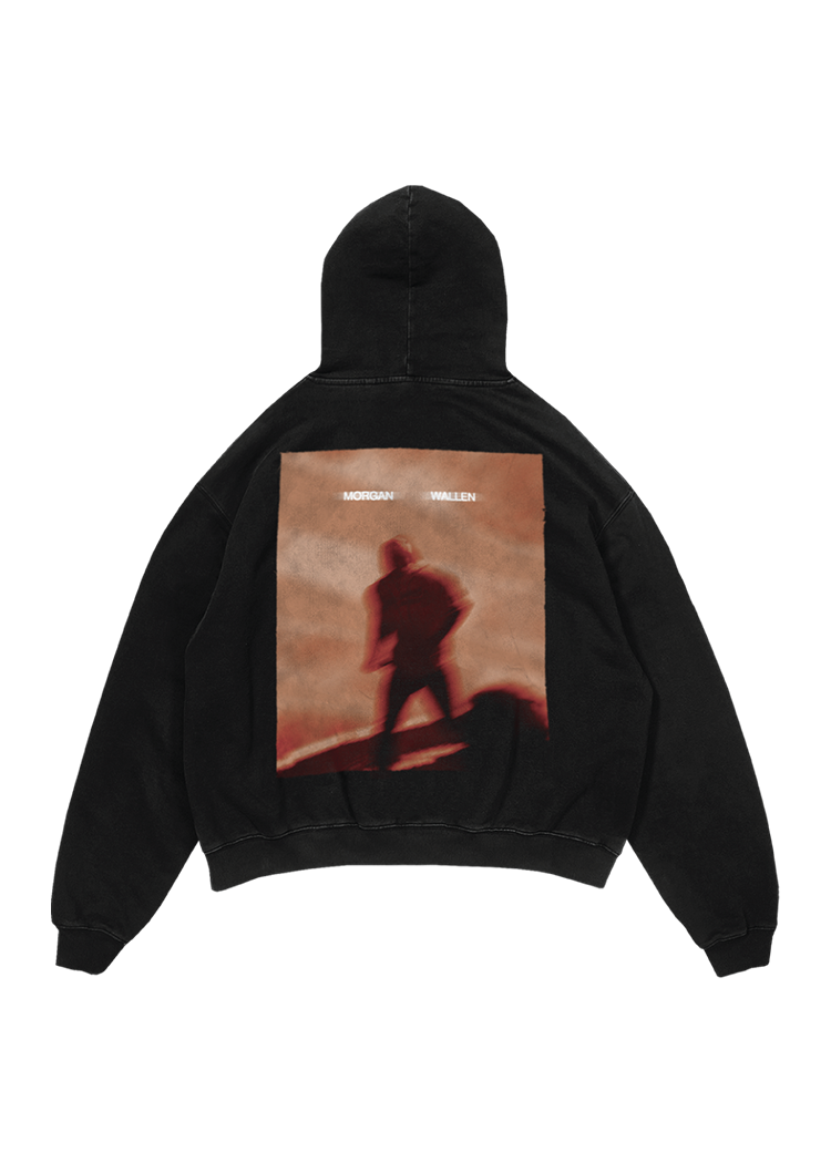 Morgan Wallen - Blurry Live Photo Black Hoodie