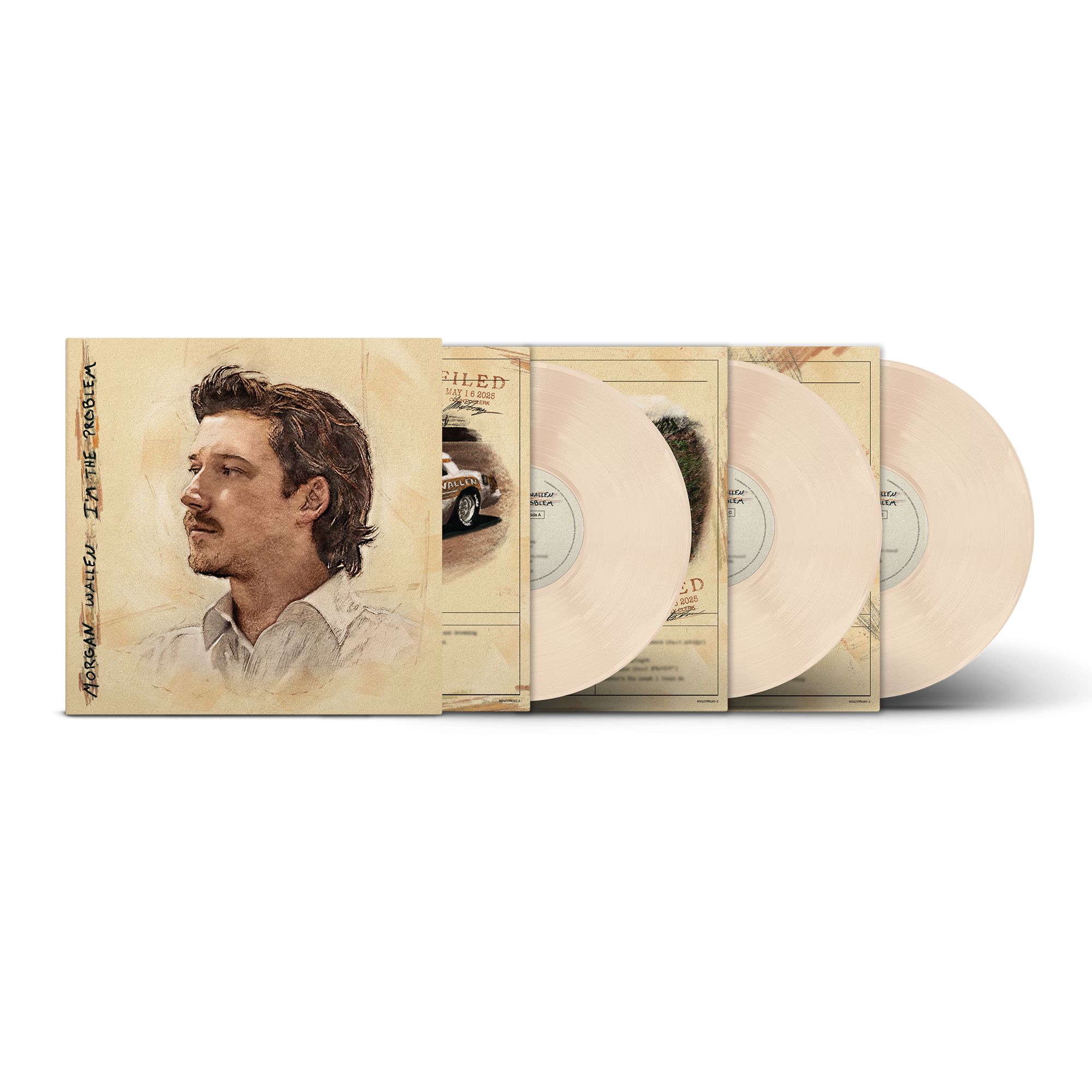 Morgan Wallen - I’m The Problem Bone White 3LP