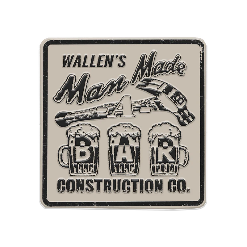 Morgan Wallen - Man Made A Bar Tin Sign