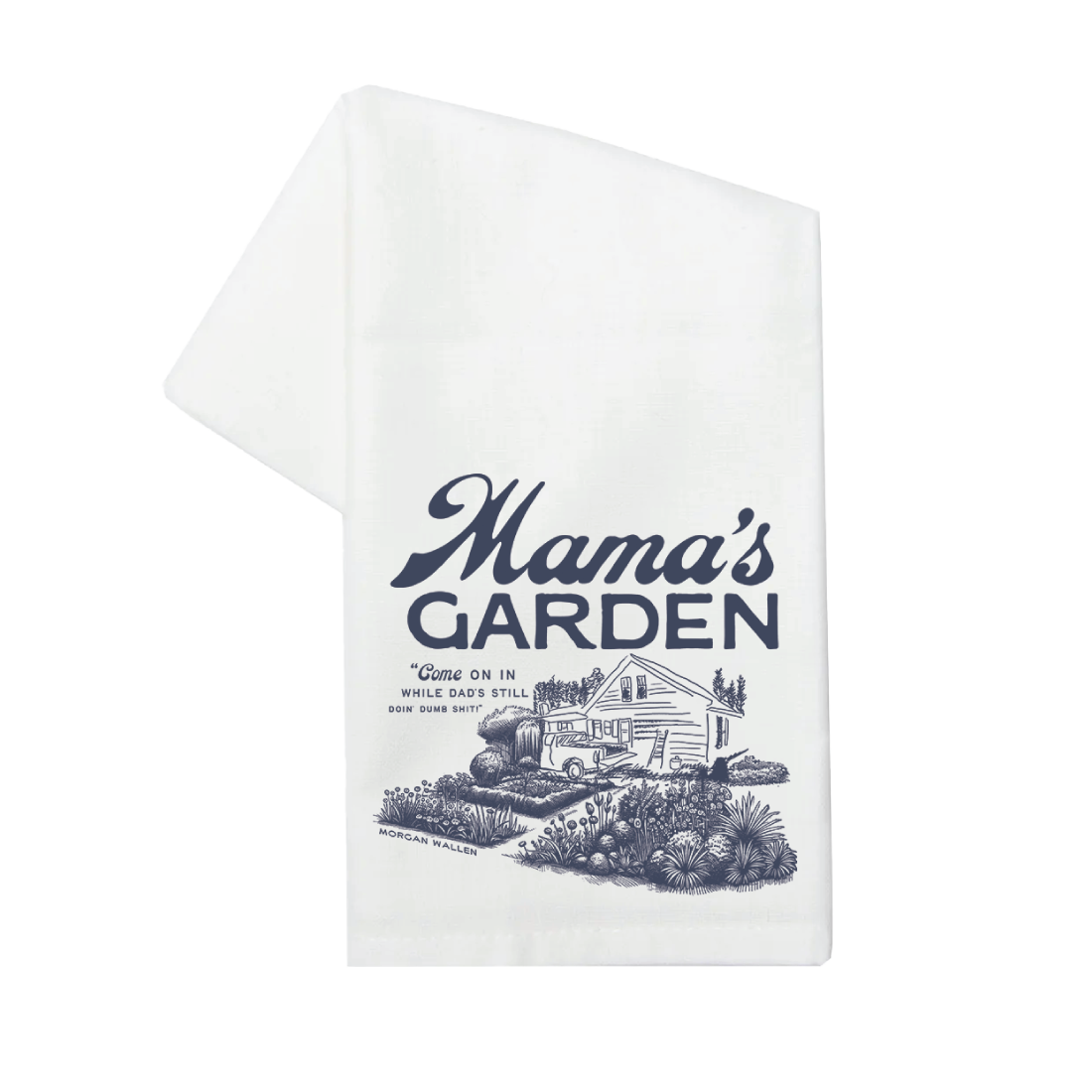 Morgan Wallen - Mama's Garden Tea Towel
