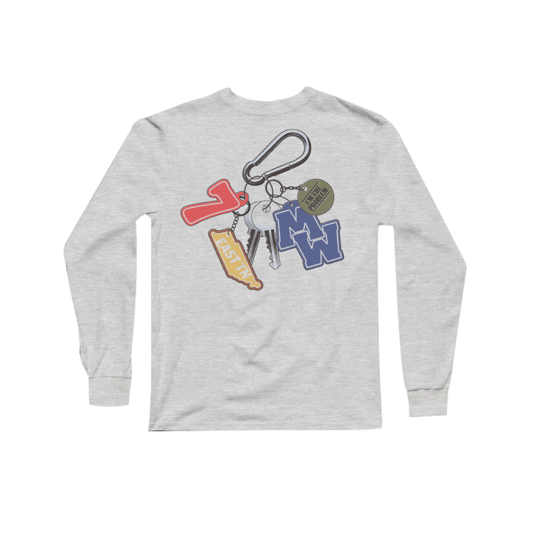 Morgan Wallen - Racing Keys Youth Long Sleeve