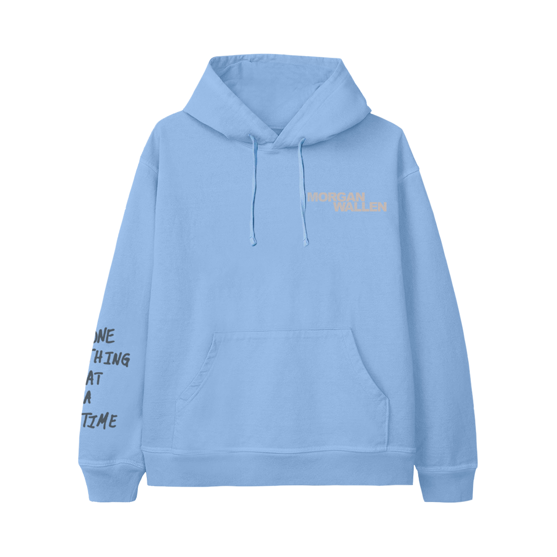 Morgan Wallen - One Thing At A Time Album Cover Blue Hoodie