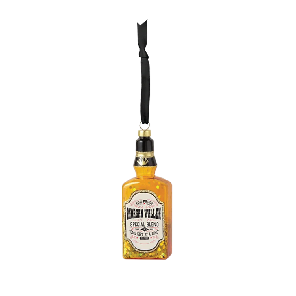 Morgan Wallen - Whiskey Bottle Ornament