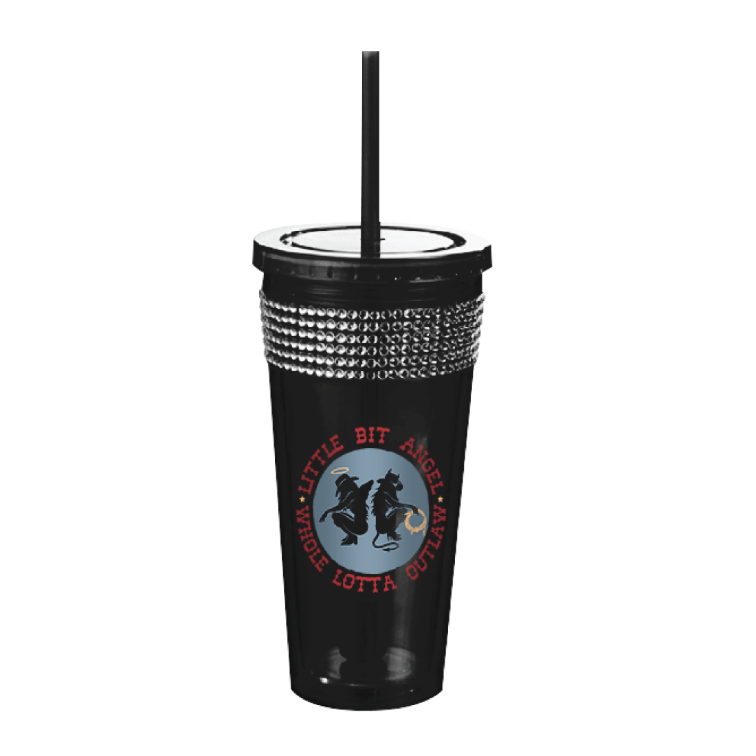 Morgan Wallen - Whole Lotta Outlaw Studded Travel Cup