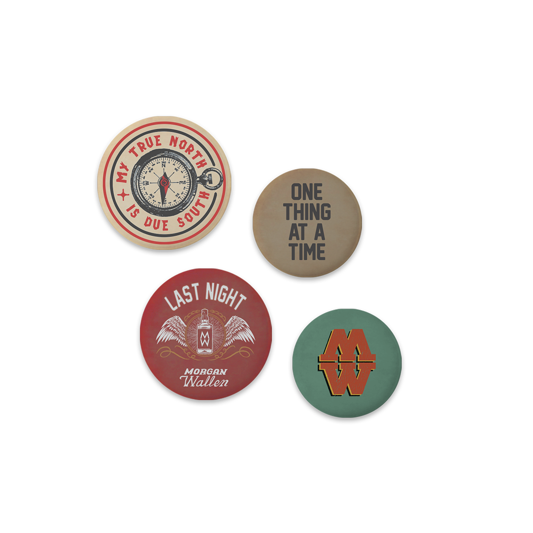 Morgan Wallen - River Collection Button Set